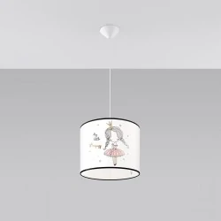 Lampy-sufitowe - lampa wisząca princess 30 sollux sl.1414 