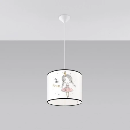 Lampy-sufitowe - lampa wisząca princess 30 sollux sl.1414 