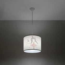 Lampy-sufitowe - lampa wisząca princess 30 sollux sl.1414 