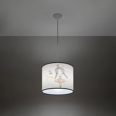 Lampy-sufitowe - lampa wisząca princess 30 sollux sl.1414 