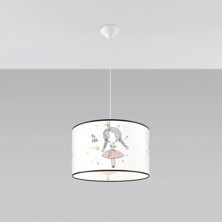 Lampy-sufitowe - lampa wisząca princess 40 sollux sl.1415 