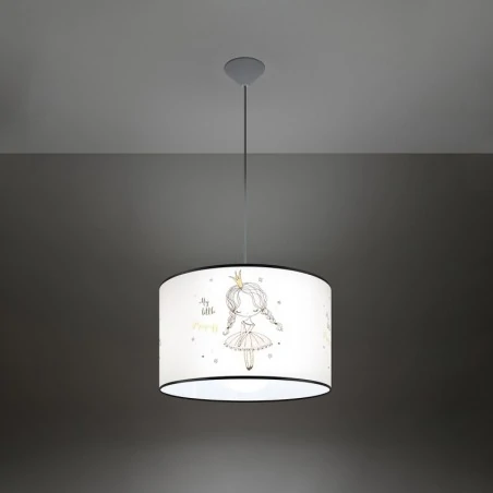 Lampy-sufitowe - lampa wisząca princess 40 sollux sl.1415 