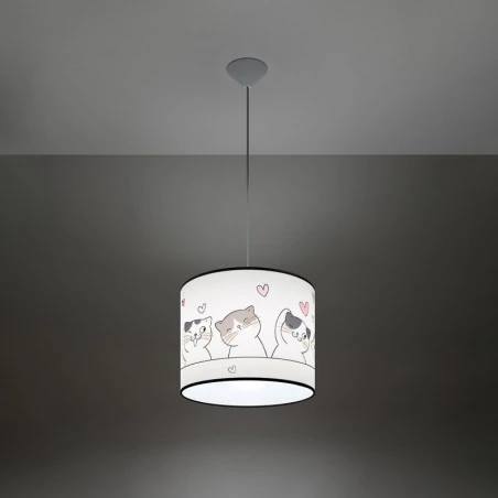 Lampy-sufitowe - lampa wisząca cat 30 sollux sl.1418 