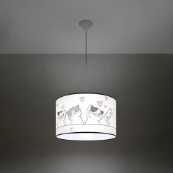Lampy-sufitowe - lampa wisząca cat 40 sollux sl.1419 