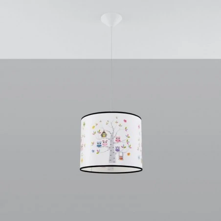 Lampy-sufitowe - lampa wisząca owls 30 sollux sl.1422 