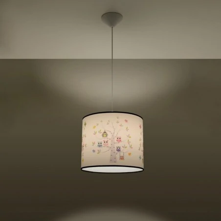 Lampy-sufitowe - lampa wisząca owls 40 sollux sl.1423 