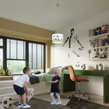 Lampy-sufitowe - lampa wisząca football c 30 sollux sl.1428 