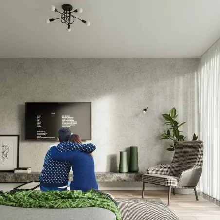 Kinkiety-do-salonu - kinkiet loop czarny sollux sl.1433 