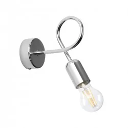 Kinkiety-do-salonu - kinkiet loop chrom sollux sl.1439