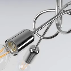 Lampy-sufitowe - żyrandol loop 3 chrom sollux sl.1440 