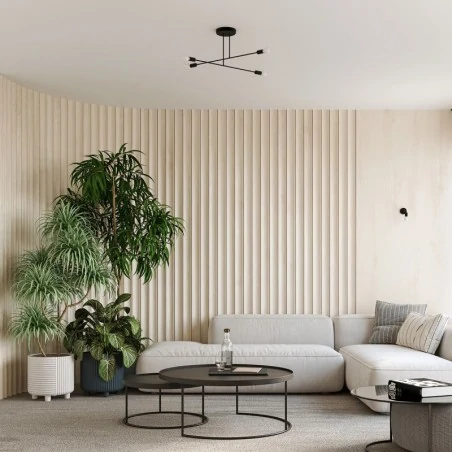 Kinkiety-do-salonu - kinkiet prosty czarny minimalistyczny norah czarny sollux sl.1449 