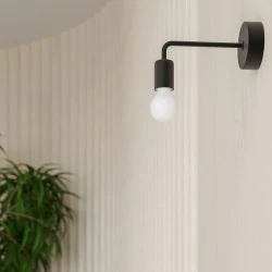 Lampy-sufitowe - żyrandol norah 4 ramiona czarny modernistyczny sollux sl.1451 