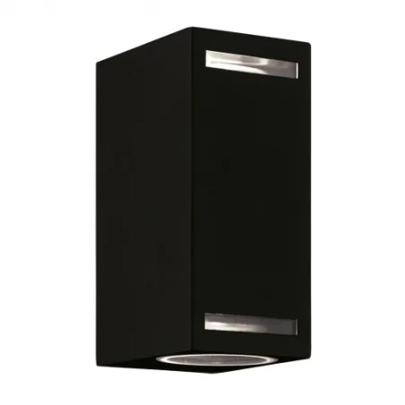 Kinkiety-ogrodowe - lampa ścienna zewnętrzna grafitowa 2x35w gu10 ip54 forest d 03014 ideus 