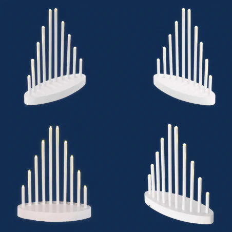 Dekoracje-swiateczne-led - świecznik led na baterie biały 10 diod upominek świąteczny led dcaw01 emos 