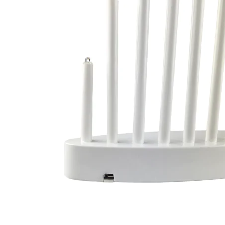 Dekoracje-swiateczne-led - świecznik led na baterie biały 10 diod upominek świąteczny led dcaw01 emos 