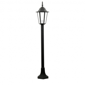 Lampy-ogrodowe-stojace - stojąca wysoka lampa ogrodowa czarna e27 60w liguria 202185 polux