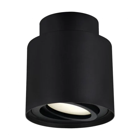 Oprawy-sufitowe-ruchome - 04592 lampa sufitowa tuba natynkowa czarna regulowana gu10 hariet led  ideus 