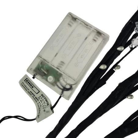 Dekoracje-swiateczne-led - dekoracja świąteczna podświetlane gałązki z perełkami led na baterie 