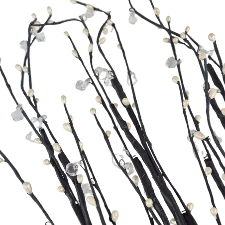 Dekoracje-swiateczne-led - dekoracja świąteczna podświetlane gałązki z perełkami led na baterie 
