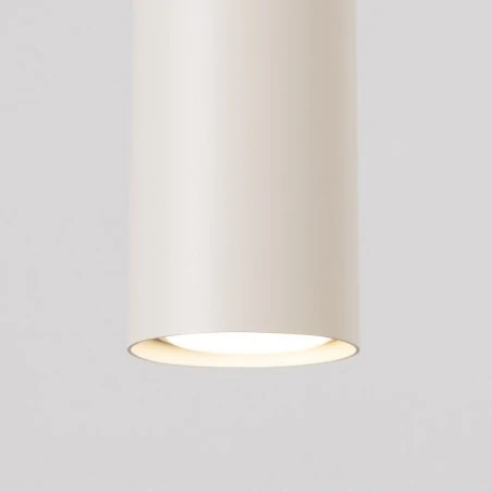 Lampy-sufitowe - lampa wisząca prosta tuba lagos 1 beżowa sollux sl.1479 