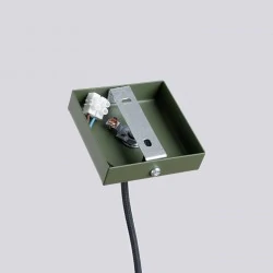 Lampy-sufitowe - lampa wisząca sufitowa zielona oliwka lagos sl.1484 sollux 