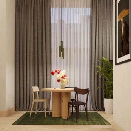 Lampy-sufitowe - lampa wisząca 2 sufitowe tuby lagos 2 zielona oliwka sollux sl.1485 