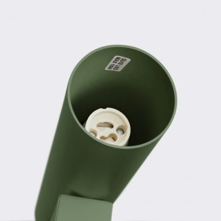 Kinkiety-do-salonu - kinkiet ścienny nowoczesny w kształcie tuby zielona oliwka lagos sl.1488 sollux 