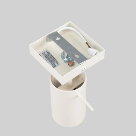 Kinkiety-do-salonu - kinkiet ruchoma tuba na ścianę ring beżowy sollux sl.1494 