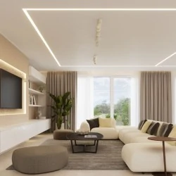 Oswietlenie-sufitowe - lampa sufitowa spot podwójny beżowy gu10 ring sl.1495 sollux 