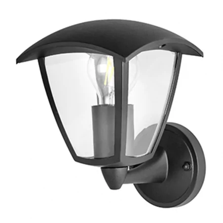 Kinkiety-ogrodowe - kinkiet ogrodowy skierowany w górę czarny e27 12w led igma 311863 polux 