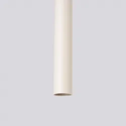 Lampy-sufitowe - lampa wisząca rura tuba pastelo 1 beżowa sollux sl.1512 