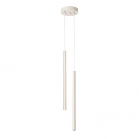 Lampy-sufitowe - lampa sufitowa rurowa 2 tuby pastelo 2 beżowa sollux sl.1513 