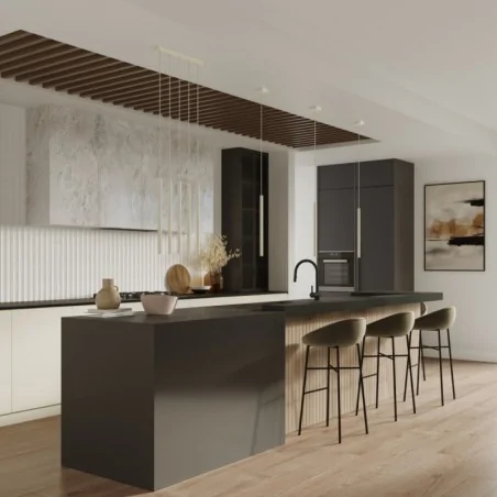 Lampy-sufitowe - lampa sufitowa zwisające tuby pastelo 5p beżowa sollux sl.1516 