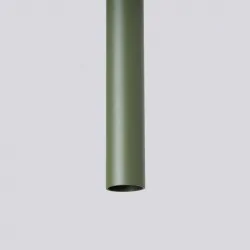 Lampy-sufitowe - lampa wisząca sufitowa tuba gu10 zielony oliwkowy pastelo sl.1518 sollux 