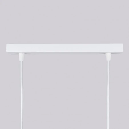 Lampy-sufitowe - lampa wisząca 2 białe tuby sufitowe karbon 2 sollux sl.1536 