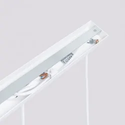 Lampy-sufitowe - lampa wisząca do kuchni 3 białe tuby sufitowe karbon 3l sollux sl.1537 