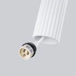 Lampy-sufitowe - lampa wisząca do kuchni 3 białe tuby sufitowe karbon 3l sollux sl.1537 