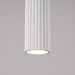 Lampy-sufitowe - lampa wisząca nowoczesna 3 białe tuby karbon 3p sollux sl.1538 