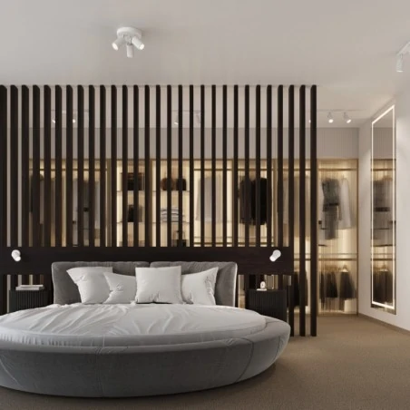 Kinkiety-do-salonu - kinkiet karbon biały z włącznikiem sollux sl.1541 