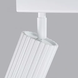 Oswietlenie-sufitowe - lampa do kuchni listwa podwójna białe tuby karbon  sollux sl.1542 