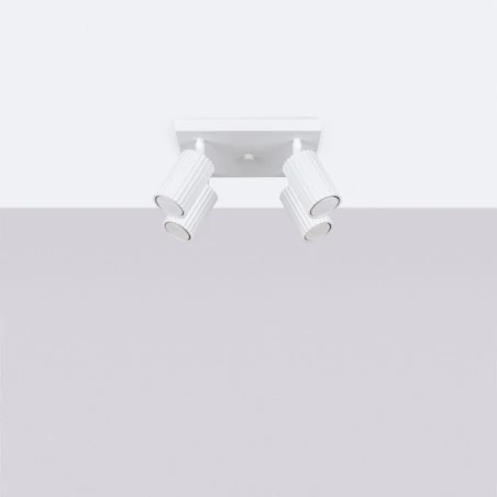 Oswietlenie-sufitowe - plafon lampa przysufitowa 4 tuby karbon 4 sollux sl.1545 