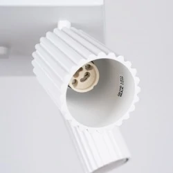 Oswietlenie-sufitowe - plafon lampa przysufitowa 4 tuby karbon 4 sollux sl.1545 