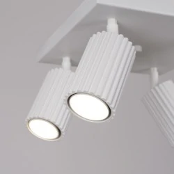 Oswietlenie-sufitowe - plafon lampa przysufitowa 4 tuby karbon 4 sollux sl.1545 