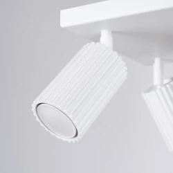 Oswietlenie-sufitowe - plafon lampa przysufitowa 4 tuby karbon 4 sollux sl.1545 