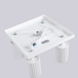 Oswietlenie-sufitowe - plafon lampa przysufitowa 4 tuby karbon 4 sollux sl.1545 