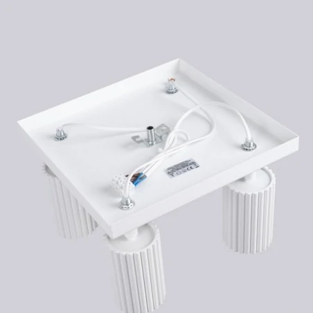 Oswietlenie-sufitowe - plafon lampa przysufitowa 4 tuby karbon 4 sollux sl.1545 