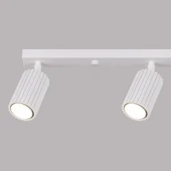 Oswietlenie-sufitowe - lampa listwa sufitowa 6 ruchomych reflektorków biała karbon sl.1546 sollux 