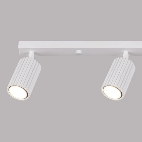 Oswietlenie-sufitowe - lampa listwa sufitowa 6 ruchomych reflektorków biała karbon sl.1546 sollux 