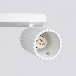 Oswietlenie-sufitowe - lampa listwa sufitowa 6 ruchomych reflektorków biała karbon sl.1546 sollux 