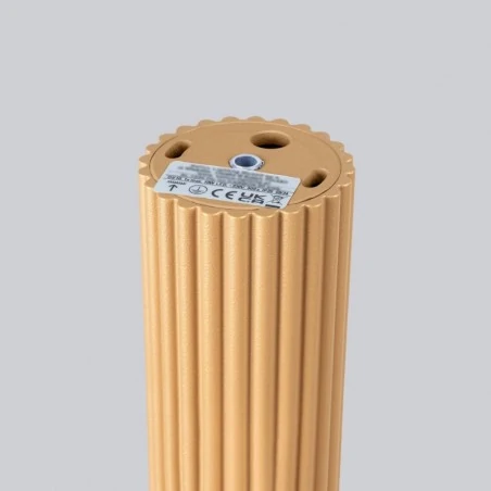 Oprawy-led-zewnetrzne - lampa natynkowa oprawa sufitowa tuba złota karbon 10 sollux sl.1549 